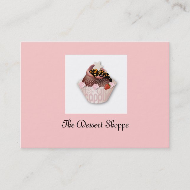 Carte De Visite Affaires… le magasin de dessert (Devant)