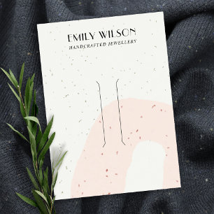 CARTE DE VISITE AFFICHAGE ABSTRAIT DE LA CLIP DE CHEVEUX DE POINTE