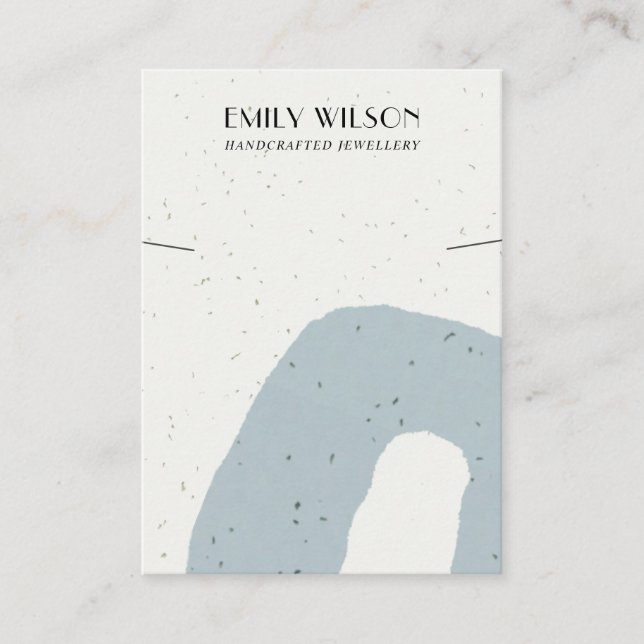 CARTE DE VISITE AFFICHAGE DE BRACELET DE COULEUR GREC ABSTRAIT (Devant)