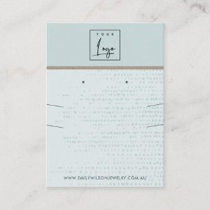 CARTE DE VISITE AFFICHAGE DE L'APPAREIL AQUA BLEU POINTS DE COCHON