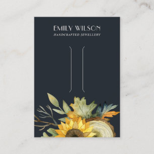 CARTE DE VISITE AFFICHAGE DE L'AUTOMNE DES CHEVEUX EN BOIS DE L'ÉC