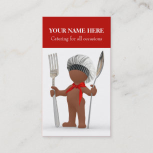 Carte De Visite Afrocentric "chef frais" : Restauration de Bistros