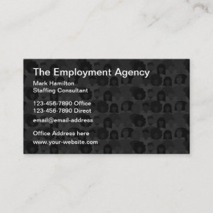 Carte De Visite Agence De L'Emploi Et Du Personnel