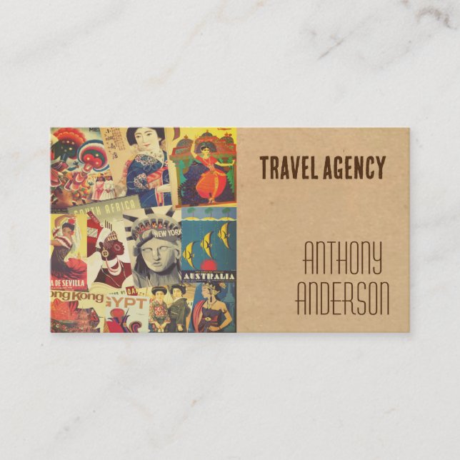 Carte De Visite Agence de voyages (Devant)