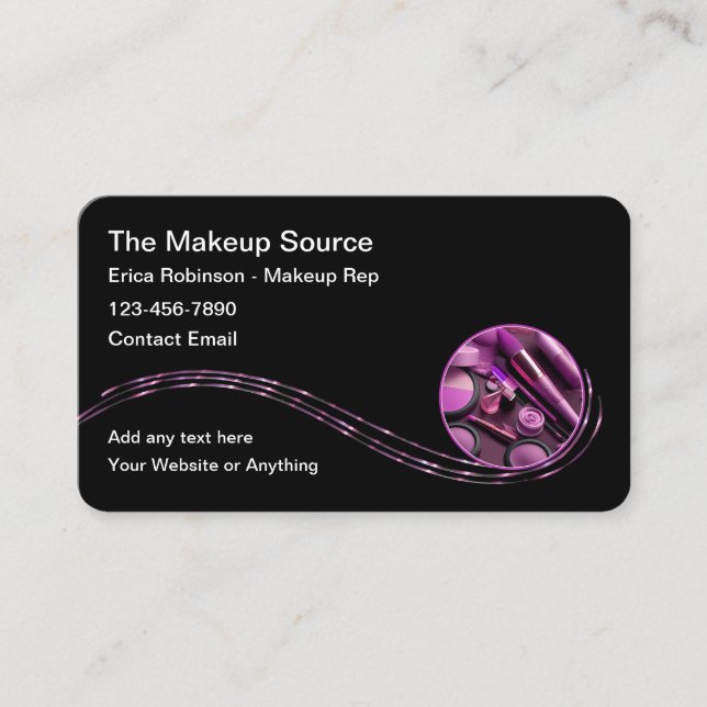 Carte De Visite Agent commercial représentant maquillage (Devant)