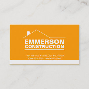 Carte De Visite Agent-Construction-Bricoleur classique 2f