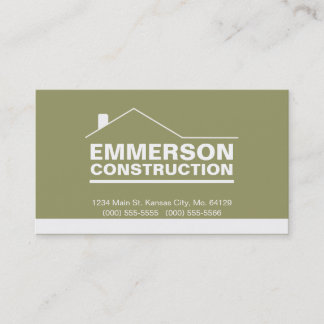 Carte De Visite Agent-Construction-Bricoleur classique 2h
