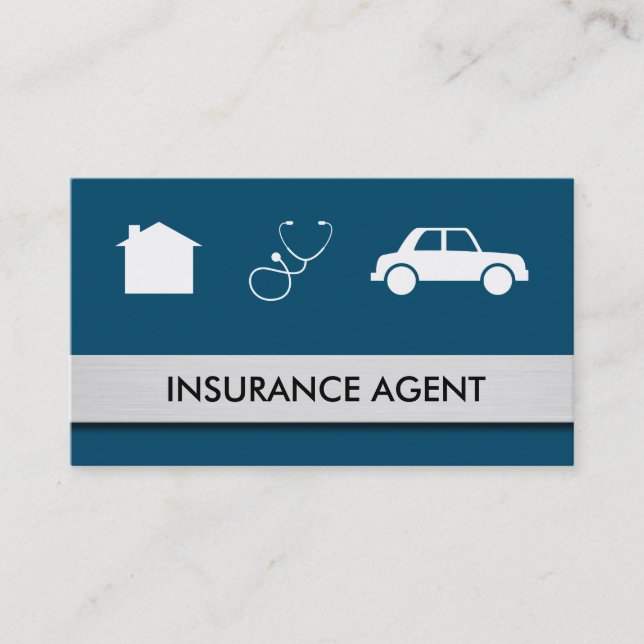 Carte De Visite Agent d'assurance auto-assurance (Devant)
