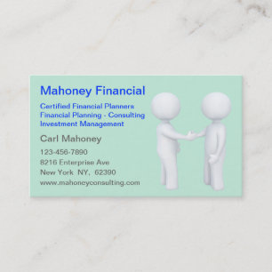 Carte De Visite Agent d'assurance-conseils financiers