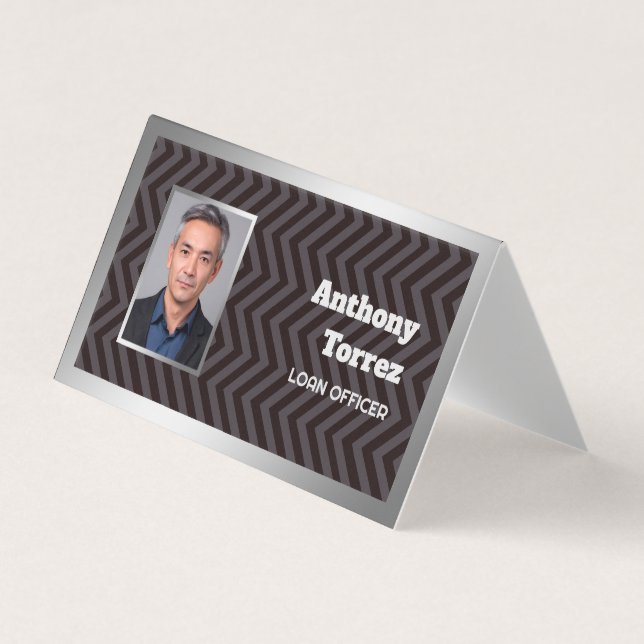 Carte De Visite Agent de prêt Photo personnalisée (Devant)