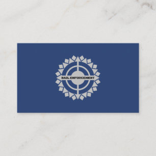 Carte De Visite Agent de Recouvrement de Fugitif pour l'Exécution 