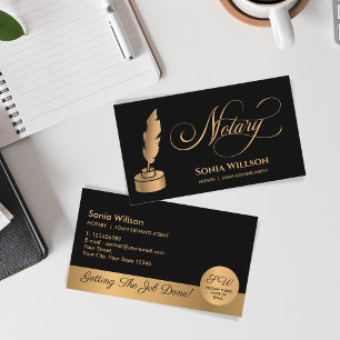 Carte De Visite Agent de signature de crédit et de notaire mobile 