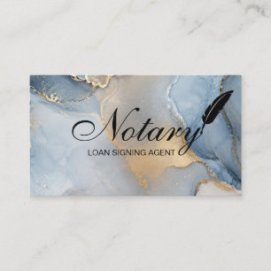 Carte De Visite Agent de signature de prêt à l'aquarelle moderne Q