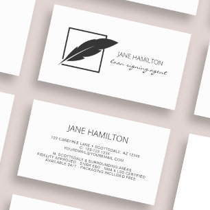 Carte De Visite Agent de signature de prêt notaire