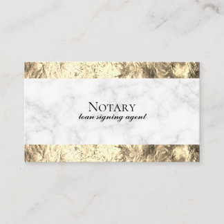 Carte De Visite Agent de signature de prêt notaire professionnel
