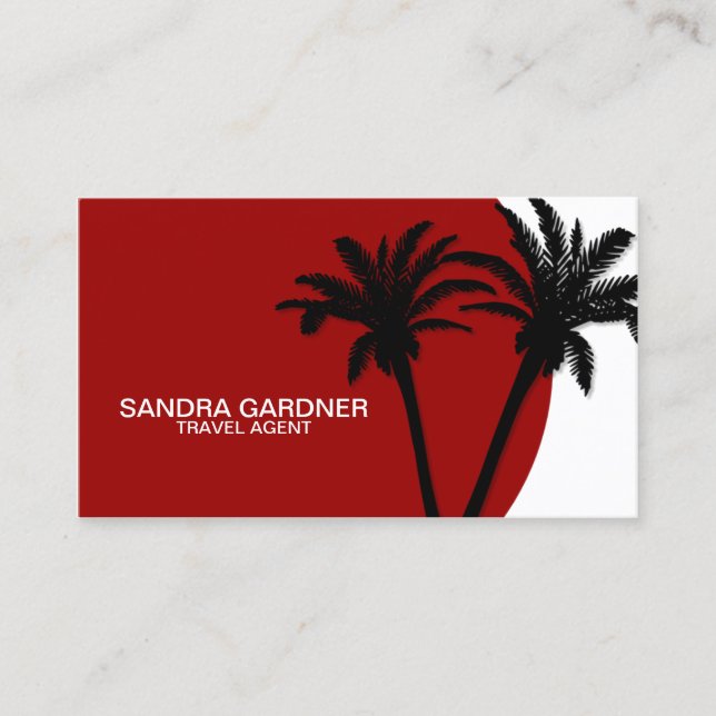 Carte De Visite Agent de voyage/guide touristique (Devant)