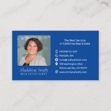 Agent immobilier avec photo Midnight Blue