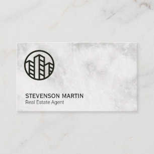 Carte De Visite Agent immobilier   Bâtiments