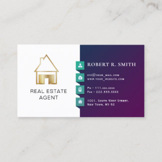 Carte De Visite Agent immobilier Conception classique