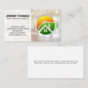 Carte De Visite Agent immobilier Cuisson Logo de Realtor moder