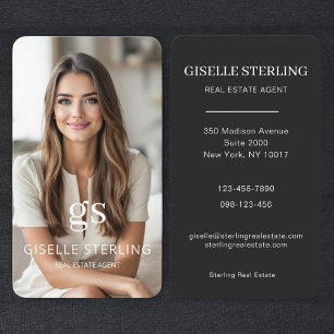 Carte De Visite Agent immobilier de luxe Photo Professionnel