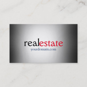 Carte De Visite Agent Immobilier élégant Gris Professionnel tendan