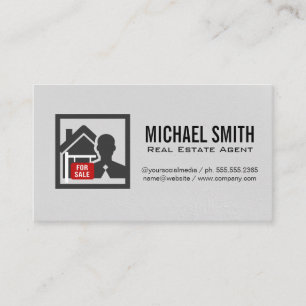 Carte De Visite Agent immobilier   Gestionnaire de propriétés