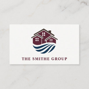 Carte De Visite Agent immobilier Maisons Placements immobilier