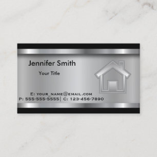 Carte De Visite Agent immobilier   Modèle   Professionnel