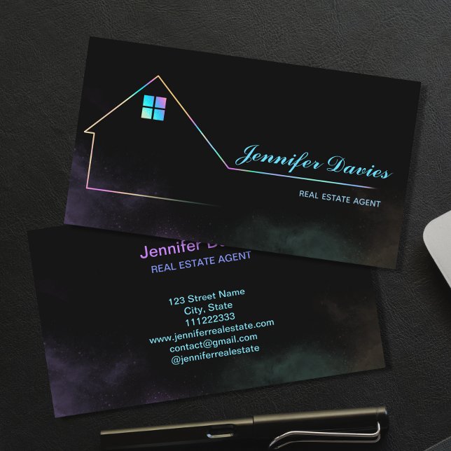 Carte De Visite Agent immobilier professionnel minimal (Créateur téléchargé)