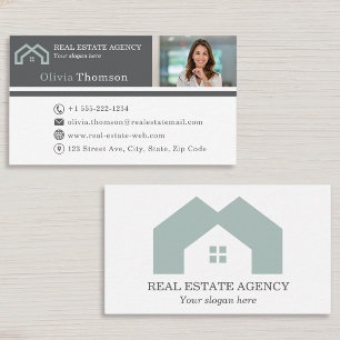 Carte De Visite Agent immobilier professionnel photo