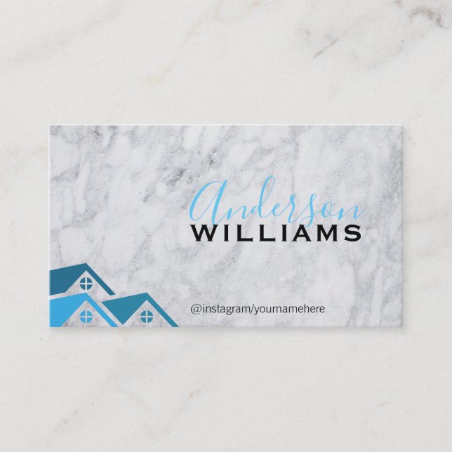 Carte De Visite Agent immobilier | Réalisateur de signatures (Devant)