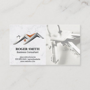 Carte De Visite Agent immobilier   Touches   Maisons