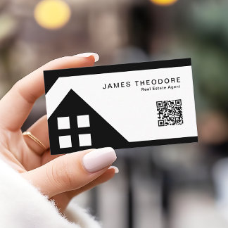 Carte De Visite Agents Immobiliers Professionnels Code RQ