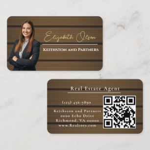 Carte De Visite Agents immobiliers promoteurs modernes
