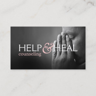 Carte De Visite Aider à guérir le counseling sur la vie Coach Thér