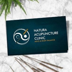 Carte De Visite Aiguille d'acupuncture - Yin Yang