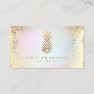 Carte De Visite Aiguille en feuille d'or FAUX