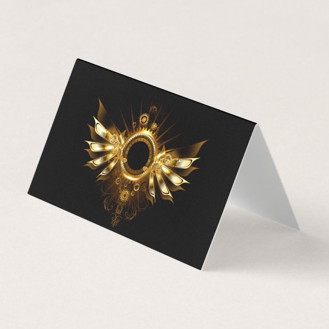 Carte De Visite Ailes de Steampunk (Devant)