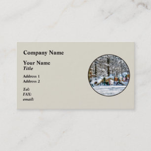 Carte De Visite Aire de jeu hivernale