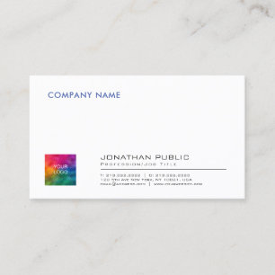 Carte De Visite Ajouter un logo Créer votre propre Modèle d'entr