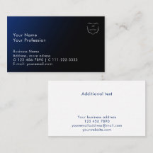 Ajouter un logo personnalisé bleu dégradé moderne