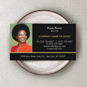 Carte De Visite Ajouter une photo Insertion Immobilier Professionn