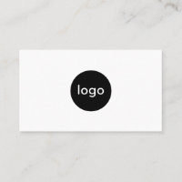 Ajouter votre cercle de logo personnalisé blanc pr