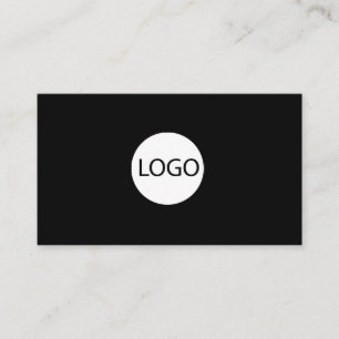 Carte De Visite Ajouter votre cercle de logo personnalisé profess