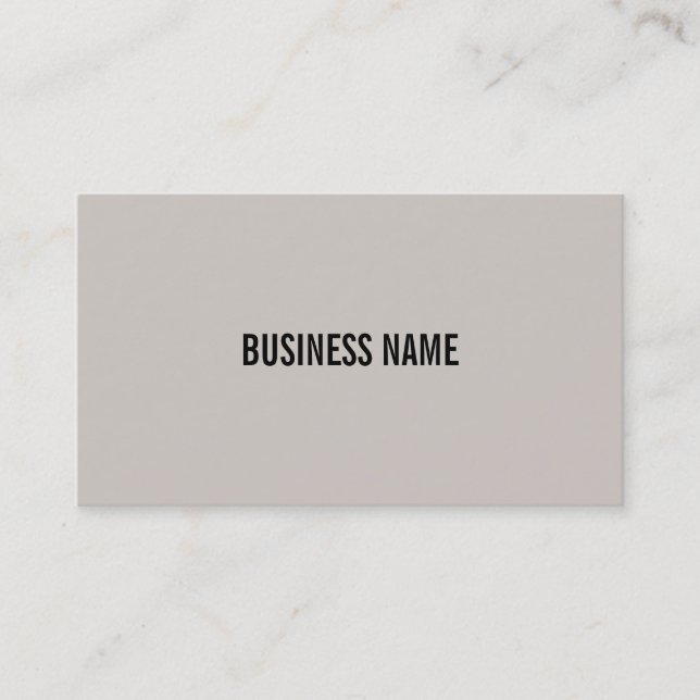 Carte De Visite Ajoutez votre conception professionnelle Brown (Devant)