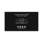 Ajoutez votre noir professionnel de cercle fait