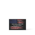 Ajoutez votre propre texte sur le drapeau américai