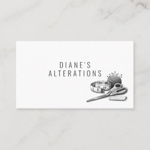 Carte De Visite Ajustements sur mesure, Seamstress, Tailor