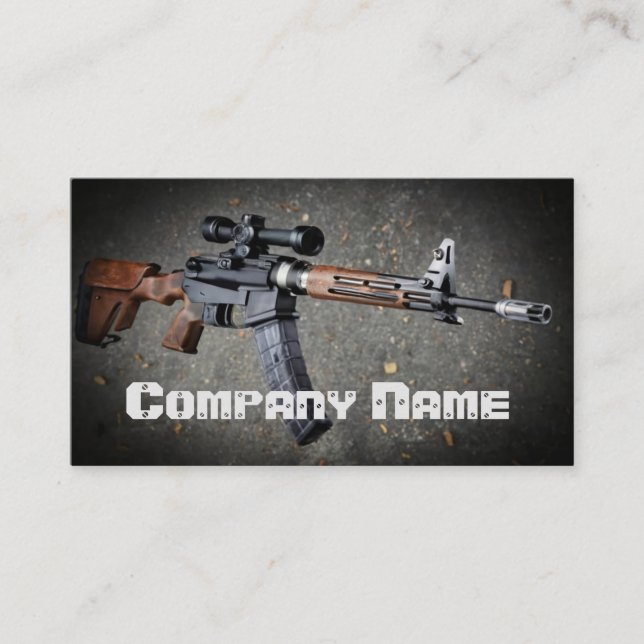 Carte De Visite AK-47 Armes à feu (Devant)